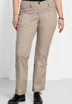 Gerade Cargo-Hose mit krempelbaren Beinen<sheego Clearance