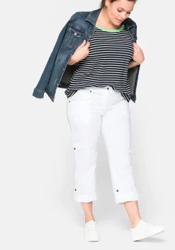 Gerade Cargo-Hose mit krempelbaren Beinen<sheego Fashion