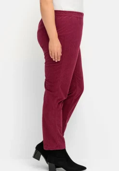 Gerade Cordhose mit Gummizugbund<sheego Clearance