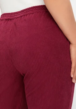 Gerade Cordhose mit Gummizugbund<sheego Clearance