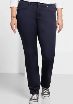 Gerade Hose aus Baumwoll-Twill<sheego Clearance