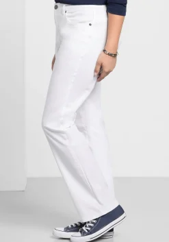 Gerade Hose aus Baumwoll-Twill<sheego Discount