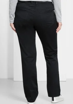 Gerade Hose aus Baumwoll-Twill<sheego Discount