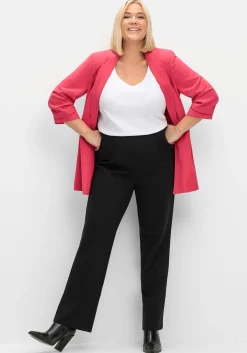 Gerade Hose aus Interlock, mit elastischem Bund<sheego Sale