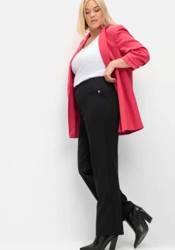 Gerade Hose aus Interlock, mit elastischem Bund<sheego Sale