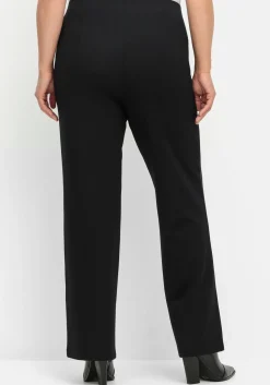 Gerade Hose aus Interlock, mit elastischem Bund<sheego Sale