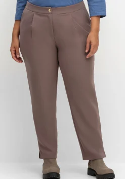 Gerade Hose mit Bundfalten, in bügelfreier Qualität<sheego New