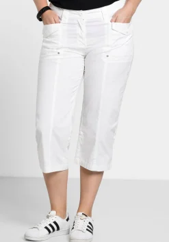 Gerade 3/4-Hose mit Krempelfunktion<sheego Fashion