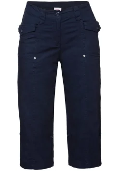 Gerade 3/4-Hose mit Krempelfunktion<sheego Sale