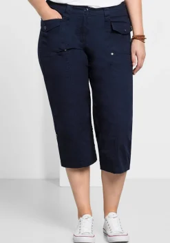 Gerade 3/4-Hose mit Krempelfunktion<sheego Sale