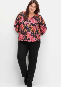 Gerade Hose mit Shaping-Einsatz und Gummibund<sheego Outlet