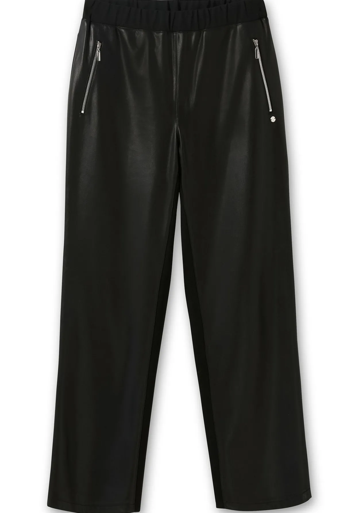 Gerade Hose mit Stretchbund, im Materialmix<sheego Fashion