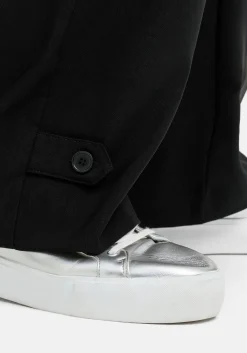 Gerade Hose mit Zierriegeln und Gürtelschlaufen<sheego Discount