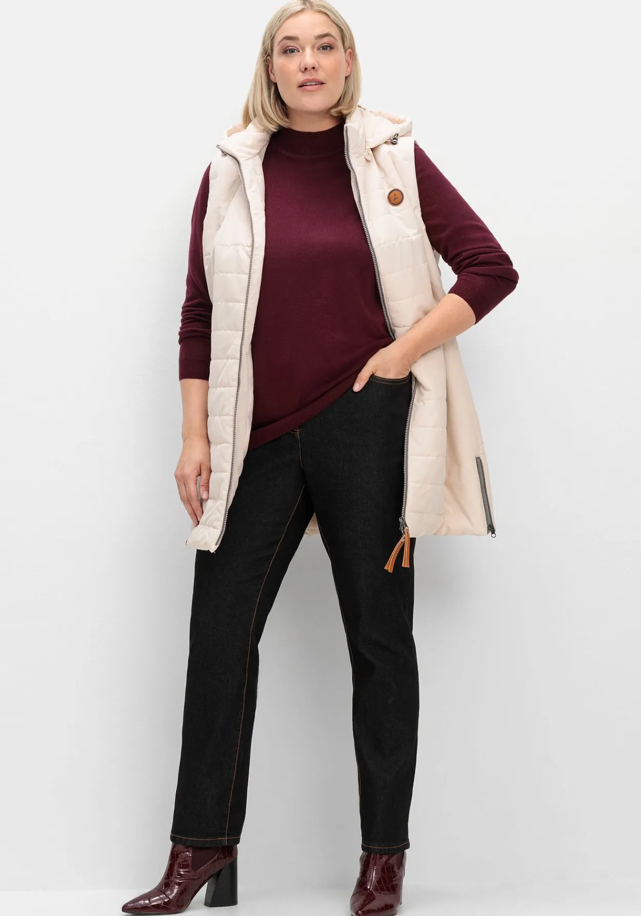 Gerade, innen weich angeraute Thermojeans<sheego Fashion