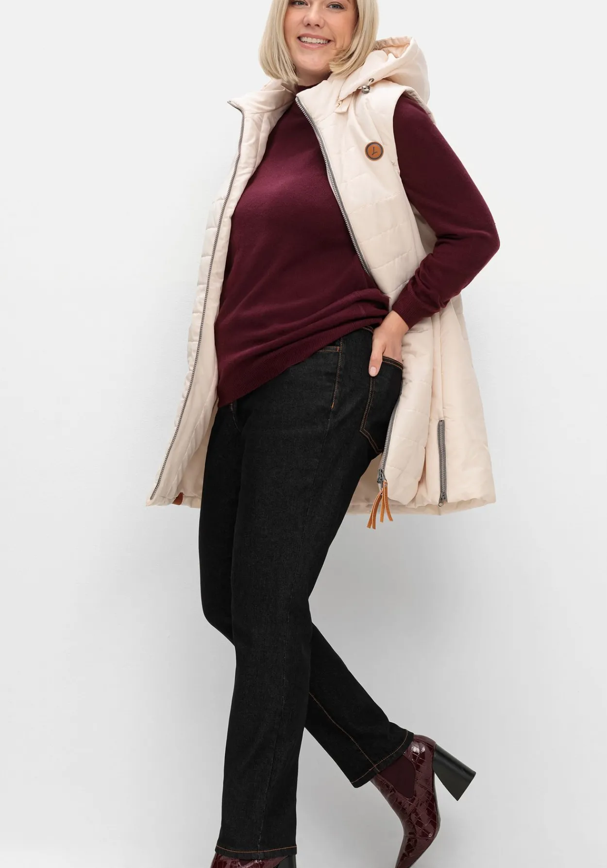 Gerade, innen weich angeraute Thermojeans<sheego Fashion
