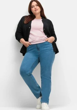 Gerade, innen weich angeraute Thermojeans<sheego Outlet