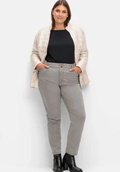 Gerade Jeans im extrahohen Paperbag-Schnitt<sheego Online