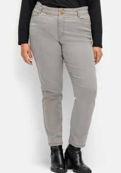 Gerade Jeans im extrahohen Paperbag-Schnitt<sheego Online
