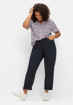 Gerade Jeans in Ankle-Länge, Five-Pocket-Form<sheego Hot