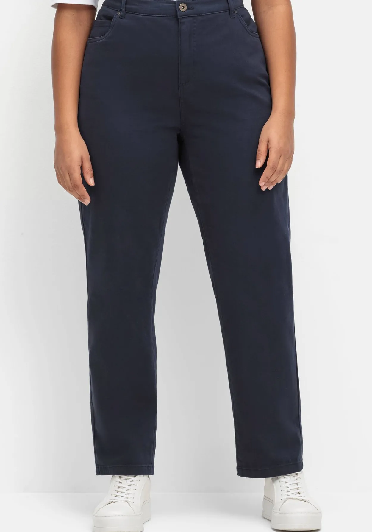 Gerade Jeans in Ankle-Länge, Five-Pocket-Form<sheego Hot