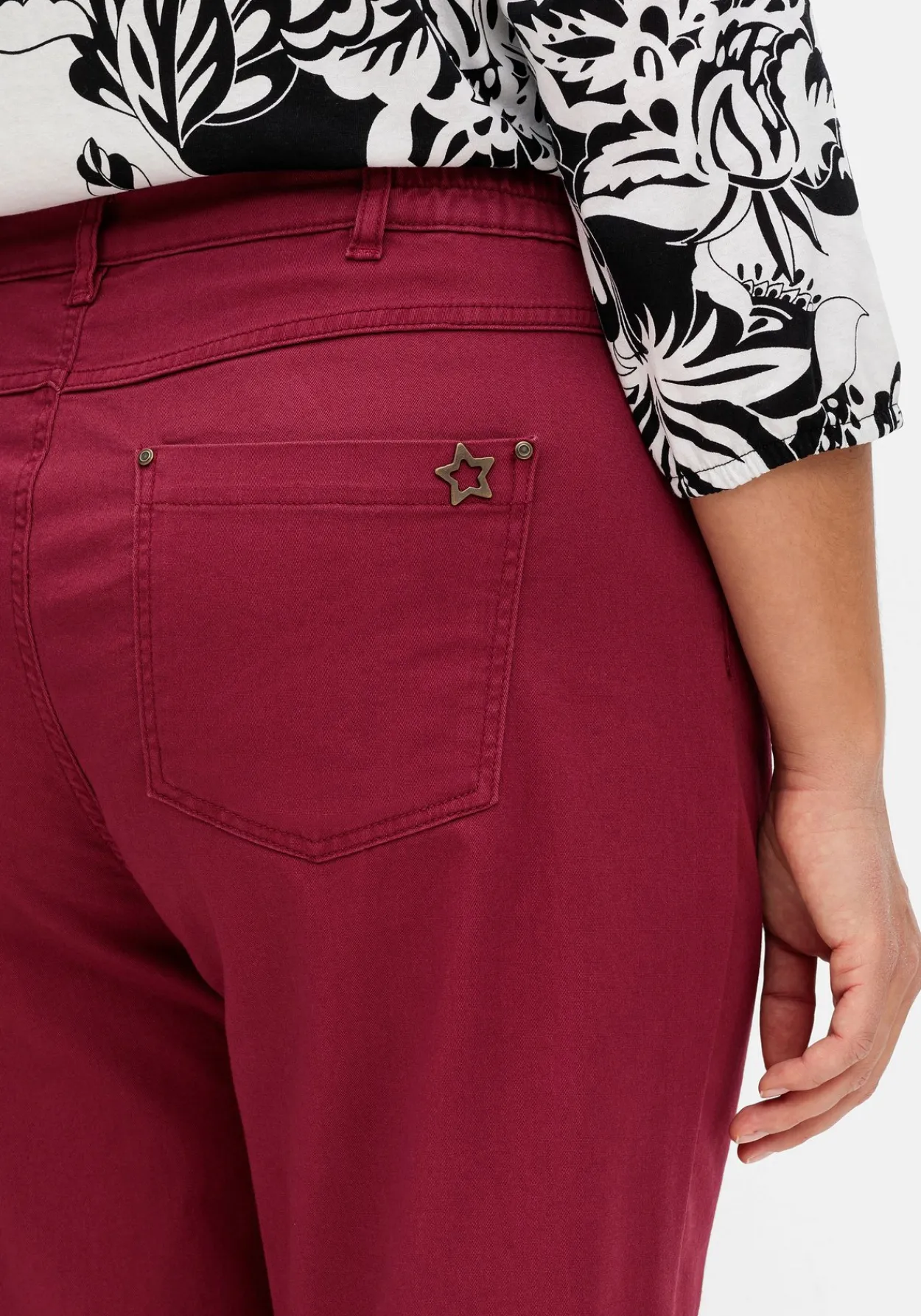 Gerade Jeans in Ankle-Länge, Five-Pocket-Form<sheego Sale