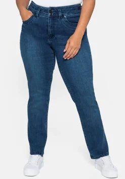Gerade Jeans in Curvy-Schnitt MANUELA<sheego Discount