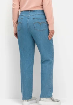 Gerade Jeans in 5-Pocket-Form<sheego x Collection L. Online