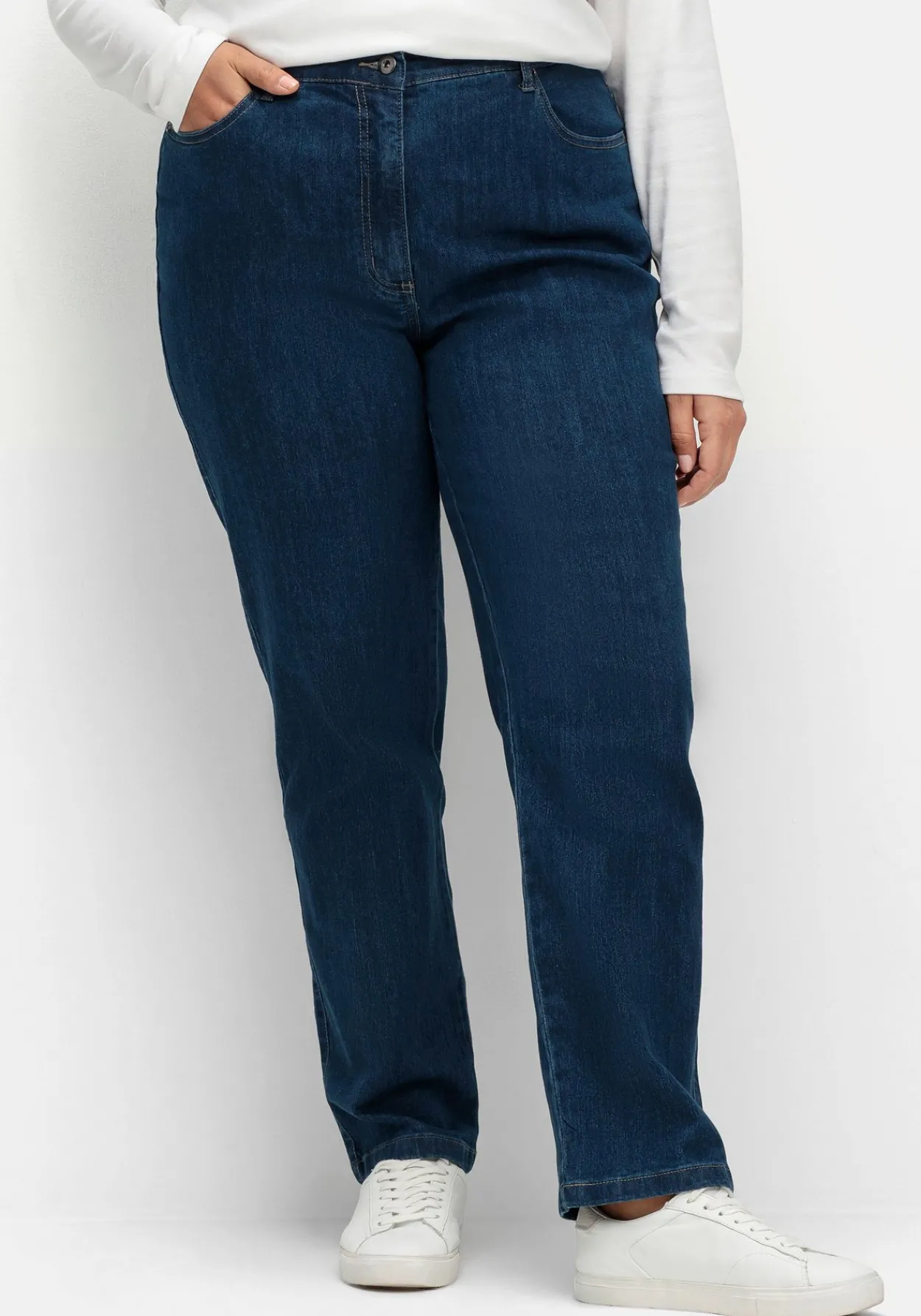 Gerade Jeans in 5-Pocket-Form<sheego x Collection L. New