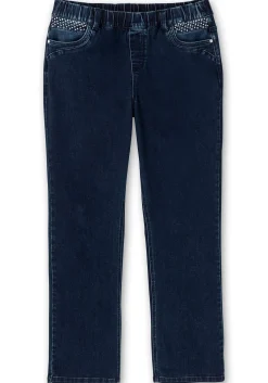 Gerade Jeans mit Gummibund und Shaping-Einsatz<sheego New