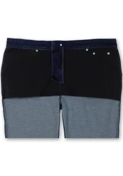 Gerade Jeans mit Gummibund und Shaping-Einsatz<sheego New