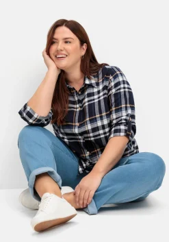 Gerade Jeans mit seitlichem Stretchbund<sheego Sale