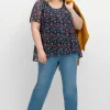 Gerade Jeans mit Shaping-Einsatz<sheego Online