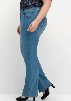 Gerade Jeans mit Shaping-Einsatz<sheego Online
