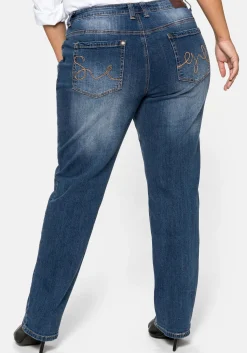 Gerade Jeans mit Shaping-Einsatz<sheego Best