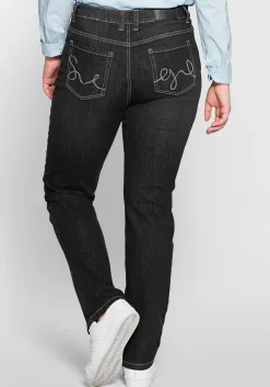 Gerade Jeans mit Shaping-Einsatz<sheego Discount