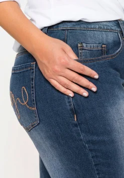 Gerade Jeans mit Shaping-Einsatz<sheego Best