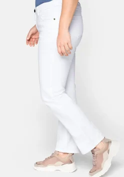Gerade Jeans mit Used-Effekten<sheego Fashion