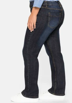 Gerade Jeans mit Used-Effekten<sheego Sale