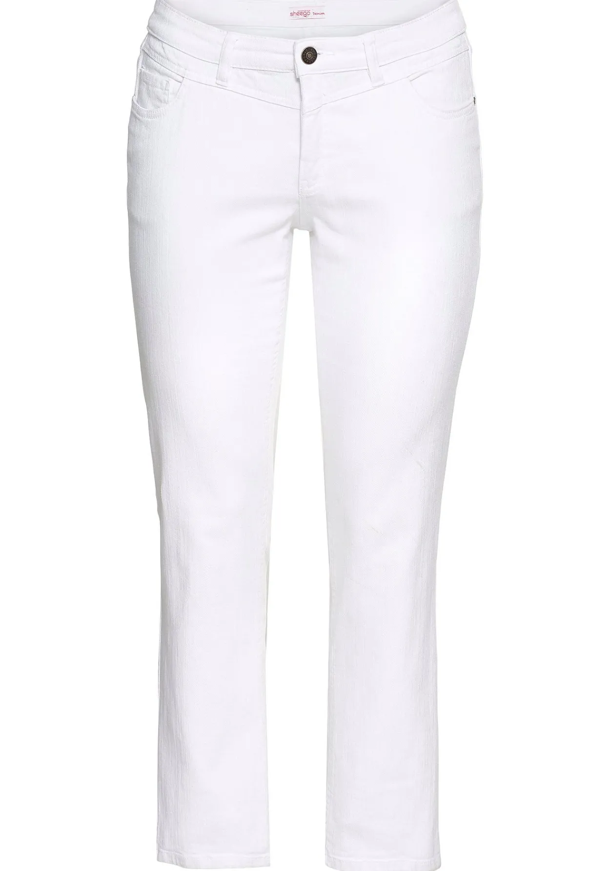 Gerade Jeans mit Used-Effekten<sheego Fashion