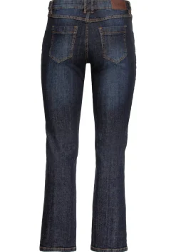 Gerade Jeans mit Used-Effekten<sheego Sale