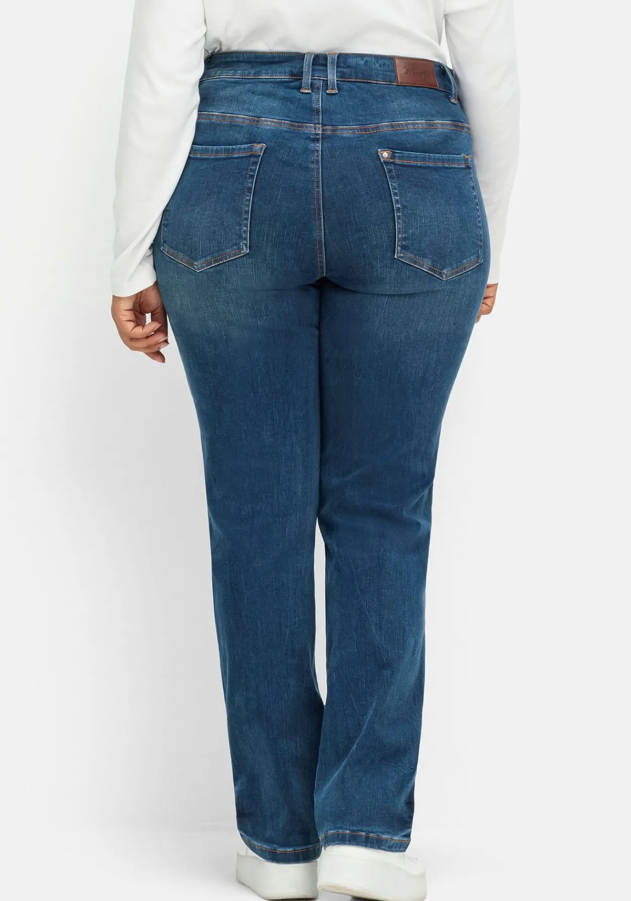 Gerade Stretch-Jeans mit Bodyforming-Effekt<sheego Hot