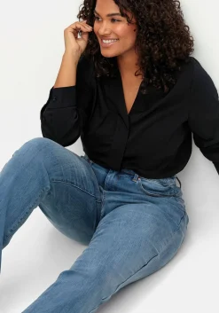 Gerade Stretch-Jeans mit Bodyforming-Effekt<sheego Hot