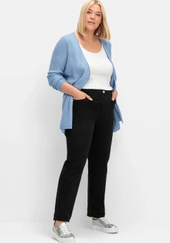 Gerade Stretch-Jeans mit Komfortbund<sheego Online