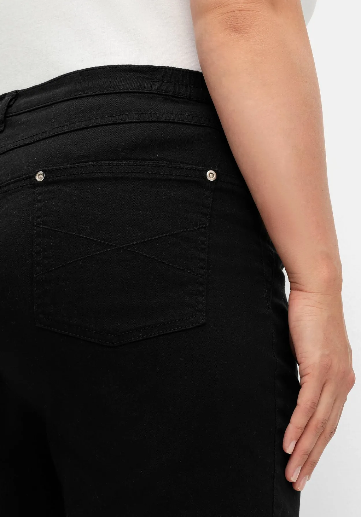 Gerade Stretch-Jeans mit Komfortbund<sheego Online