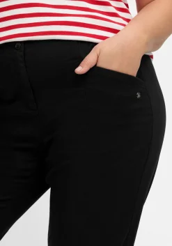 Gerade Twillhose in Curvy-Schnitt PIA, mit Biesen vorn<sheego Discount
