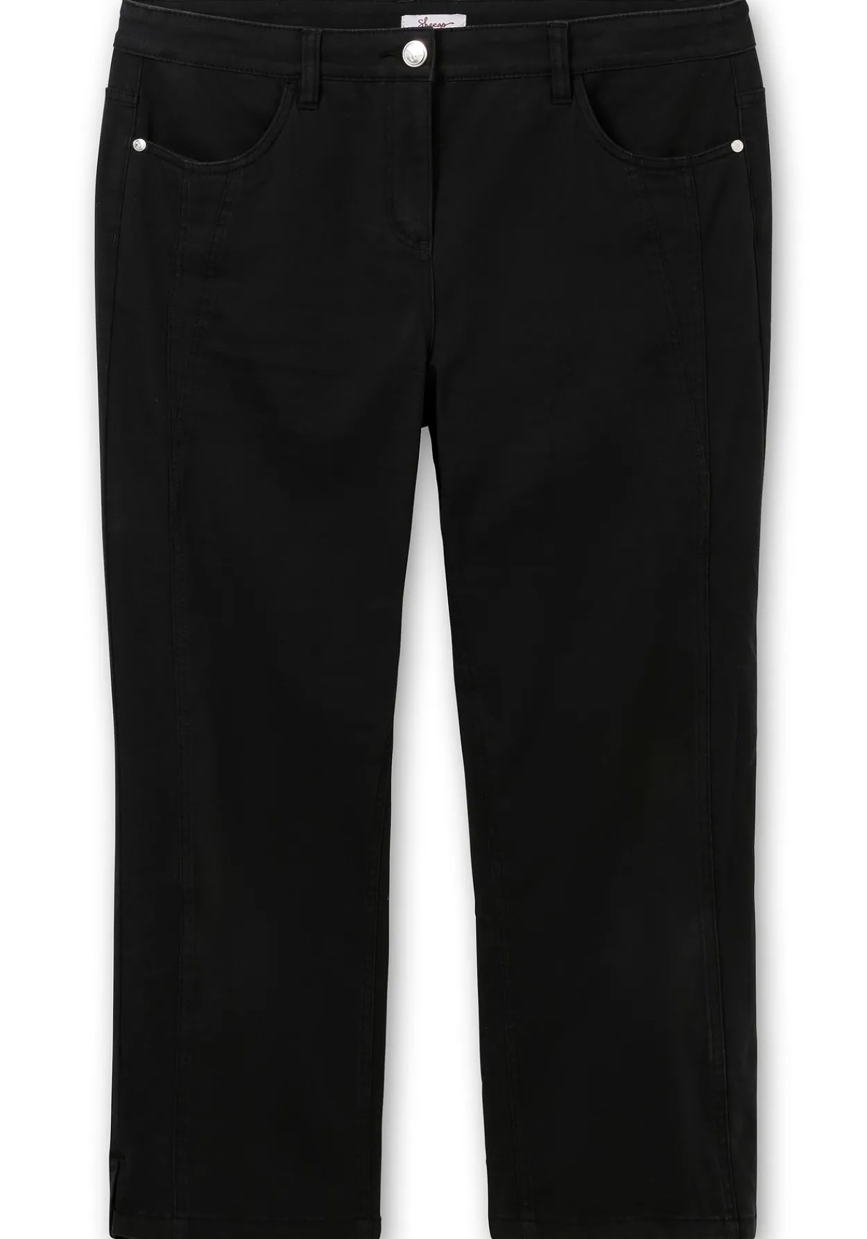 Gerade Twillhose in knöchelbedeckender Länge<sheego Hot