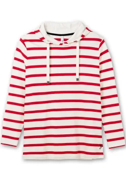 Gestreiftes Langarmshirt mit Kapuze<sheego Outlet