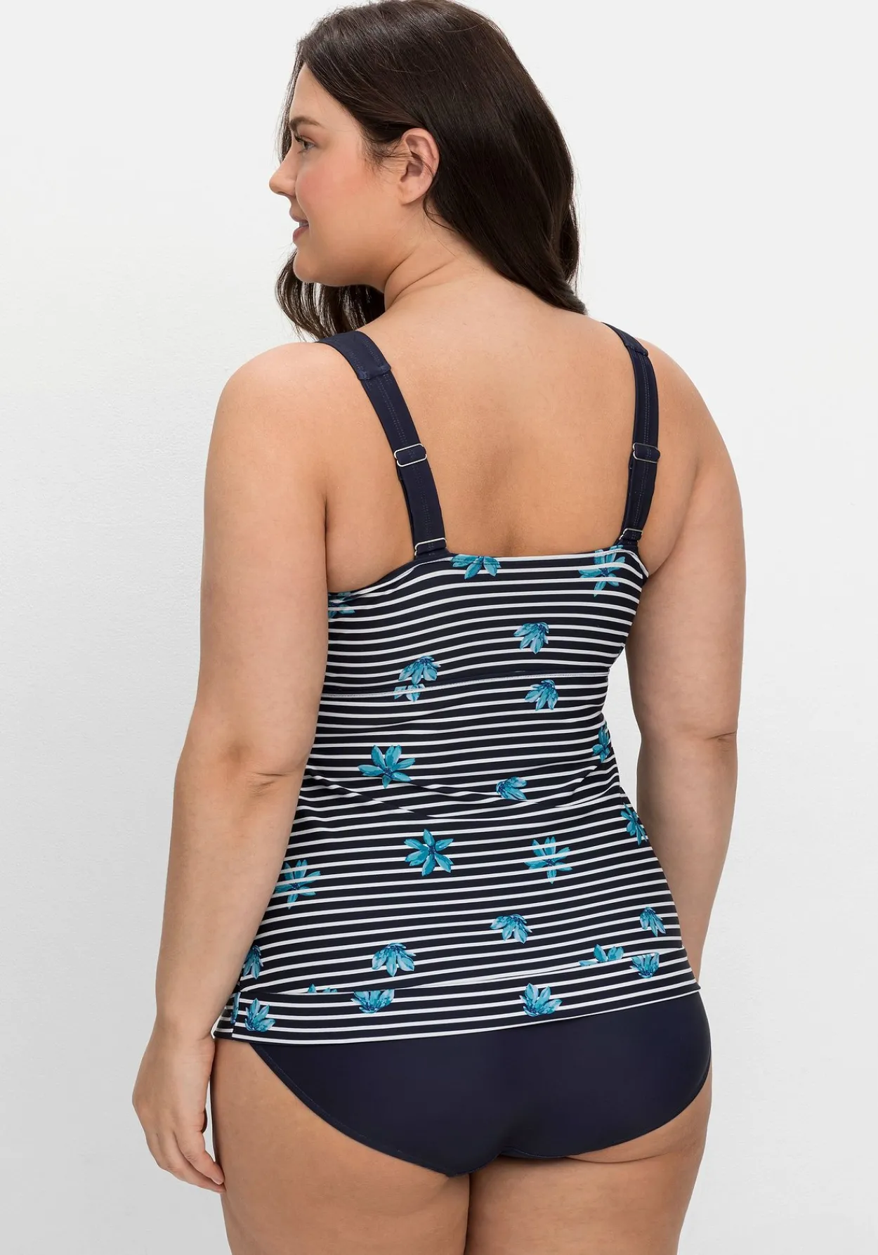 Gestreiftes Tankini-Top mit Shaping-Einsatz<sheego Outlet