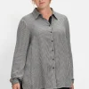 Hemdbluse im Pepitamuster, aus Viskose<sheego Outlet