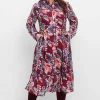Hemdblusenkleid aus Chiffon, mit Blumendruck<sheego by Joe Browns Sale